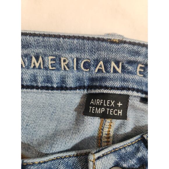 American Eagle Airflex + Jeans Mens (Actual 29 X 26) 28 X 28 Blue Tech Temp Slim - Picture 2 of 15